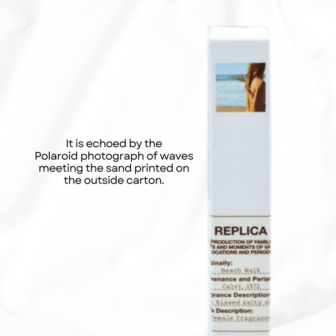 Maison Margiela ’Replica’ Beach Walk Travel Spray 0.34 Oz/ 10 Ml Eau De Toilette Spray : Beauty & Personal Care