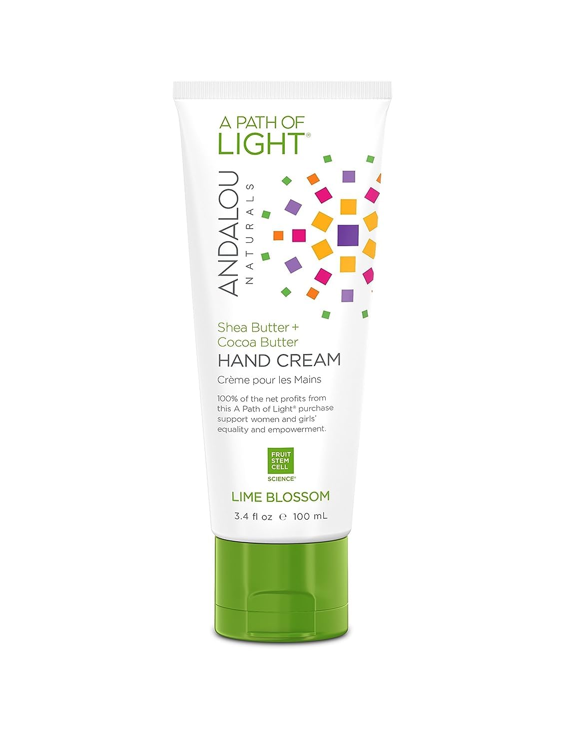 Andalou Naturals Lime Blossom Hand Cream, 3.4 Ounce