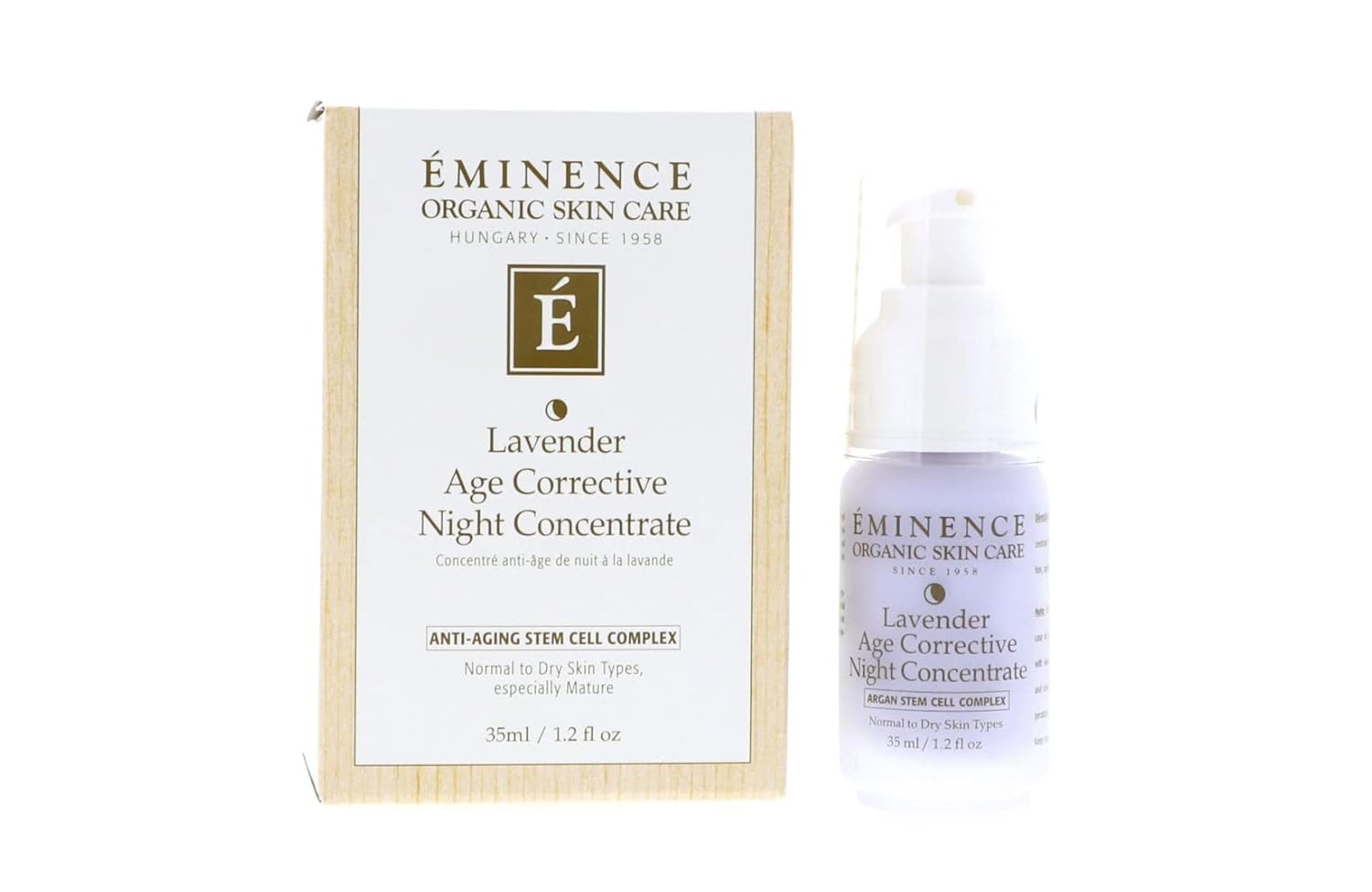 Eminence Lavender Age Corrective Night Concentrate 1.2 Oz / 35 Ml Skin Capital