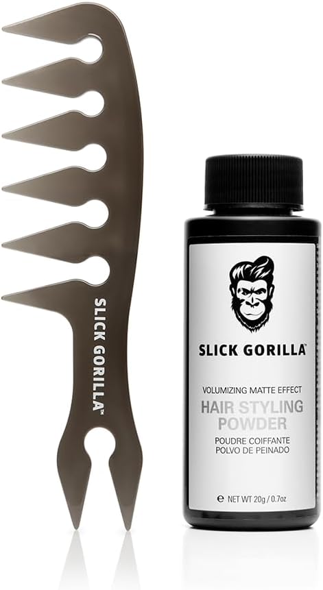 Slick Gorilla Comb Set (Hair Styling Powder 20G + Comb)