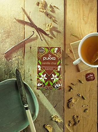 Pukka Organic Herbal Tea Vanilla Chai 20 Tea Bags