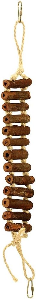 Northern Parrots Natural Sisal Rope and Log Bridge - Medium :Pet Supplies