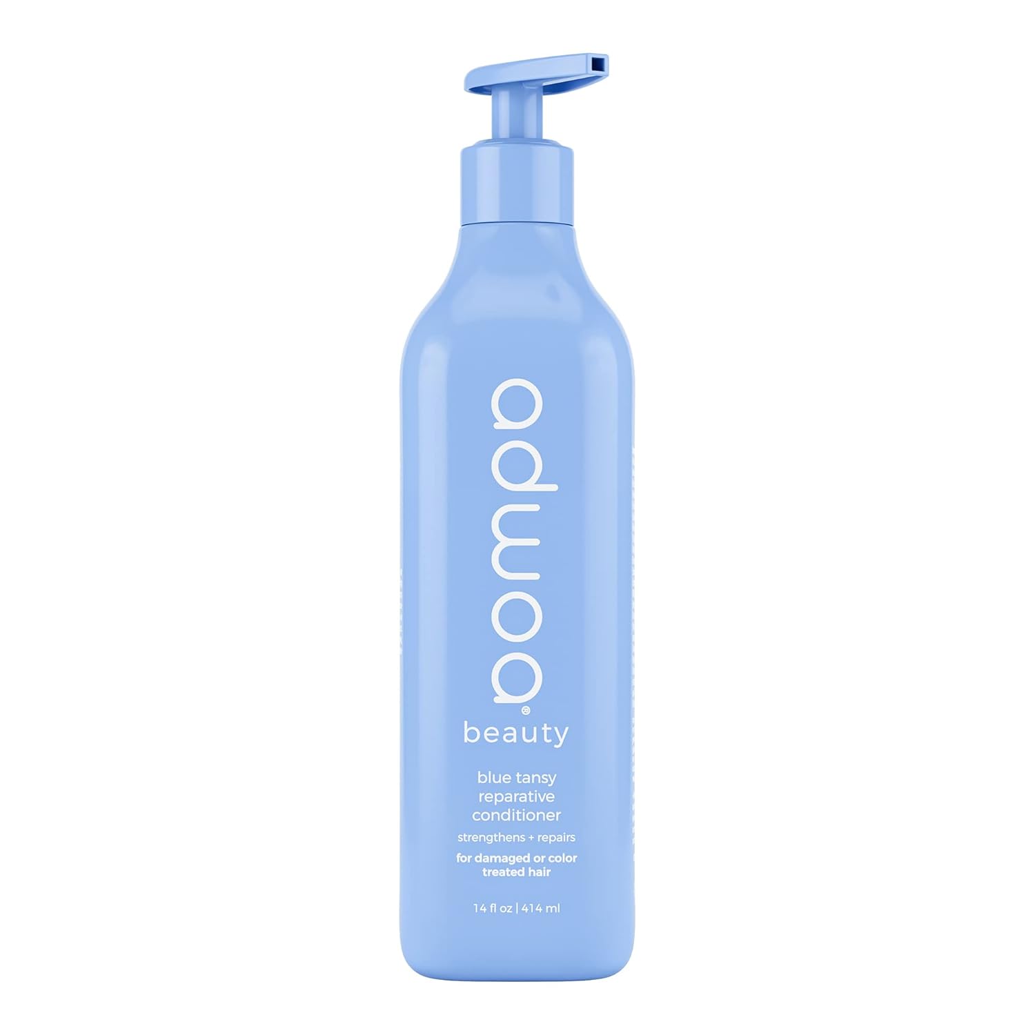 Adwoa Beauty Blue Tansy Reparative Conditioner With Spirulina, Bamboo & Horsetail Extracts. Strengthen + Prevent Breakage, Boost Shine And Improve Elasticity. For Kinky, Coily + Curly Hair - 3.3 Oz