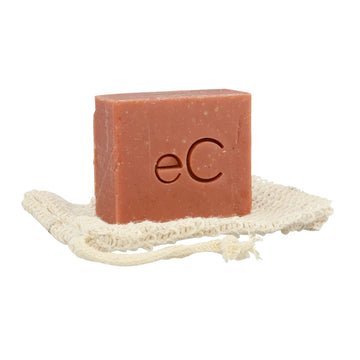 Emerginc Signature Facial Bar - Naturally Formulated Soap For Face To Clean, Moisturize & Nourish Skin - Cocoa Butter, Echinacea Oil, Lavender Oil, Rose Clay & Orange (4.5 Oz)
