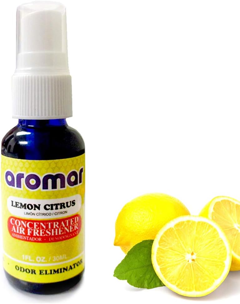 Room Spray Air Freshener Lemon Citrus Scent 1oz Odor Eliminator Home Toilet Car : Health & Household