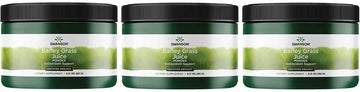 Swanson Certified Organic Barley Grass Juice Powder 3.17 Ounce (90 G) Pwdr (3 Pack)