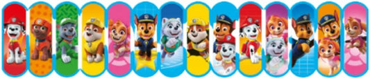 Elastoplast Paw Patrol Plasters, Assorted Sizes (20 Pieces), Coloured, First Aid Wound Care For Children, With Paw Patrol Designs, Various Sized, Skin-Friendly