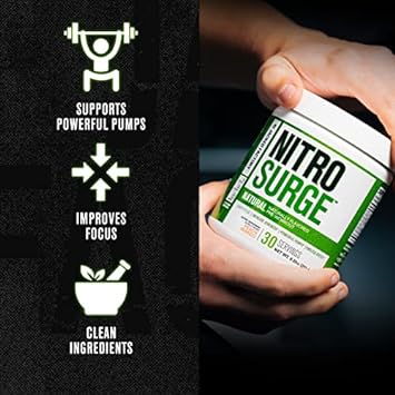 Jacked Factory Nitrosurge Naturally Flavored Pre Workout Supplement - 