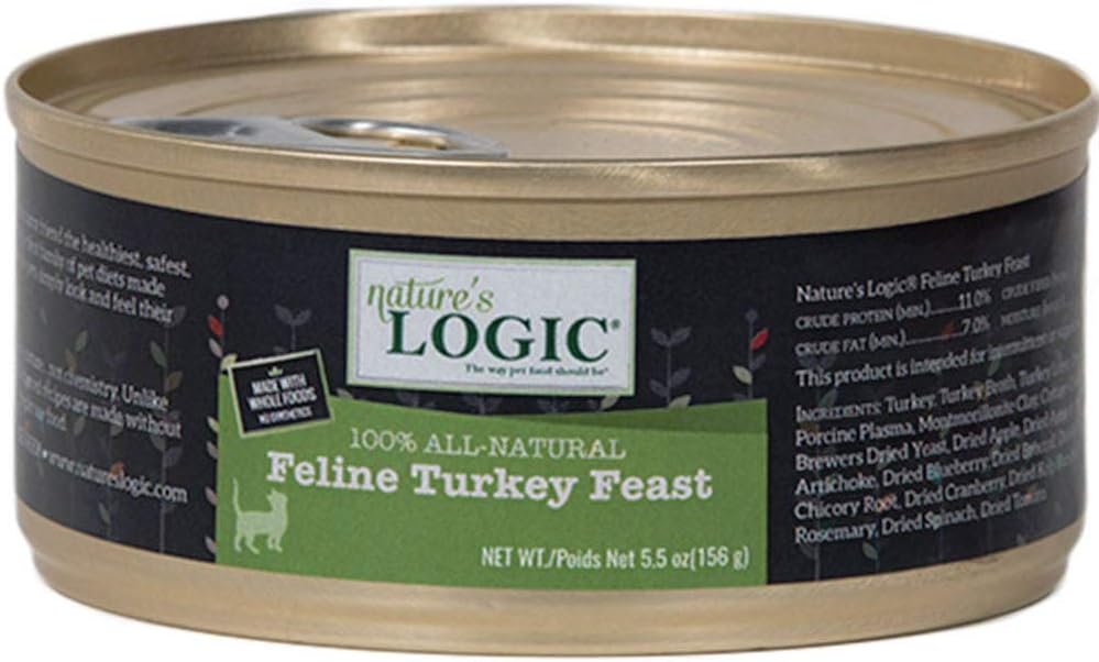 Nature'S Logic Feline Turkey Feast, 24/5.5Oz