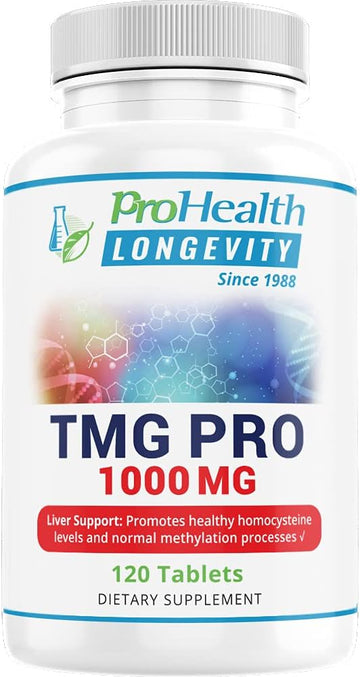 ProHealth Longevity TMG Pro (Trimethylglycine), Betaine Anhydrous - 1,