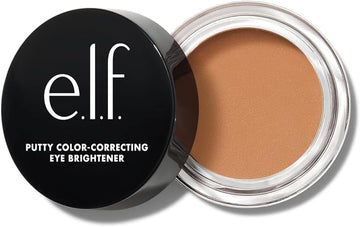 E.L.F. Putty Colour-Correcting Eye Brightener, Under-Eye Brightener & Primer For Reducing Appearance Of Dark Circles, Vegan & Cruelty-Free, Medium/Tan