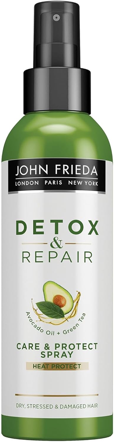 John Frieda Detox & Repair Care & Protect Heat Protection Spray 200 ml (Packaging may vary) : Amazon.co.uk: Beauty