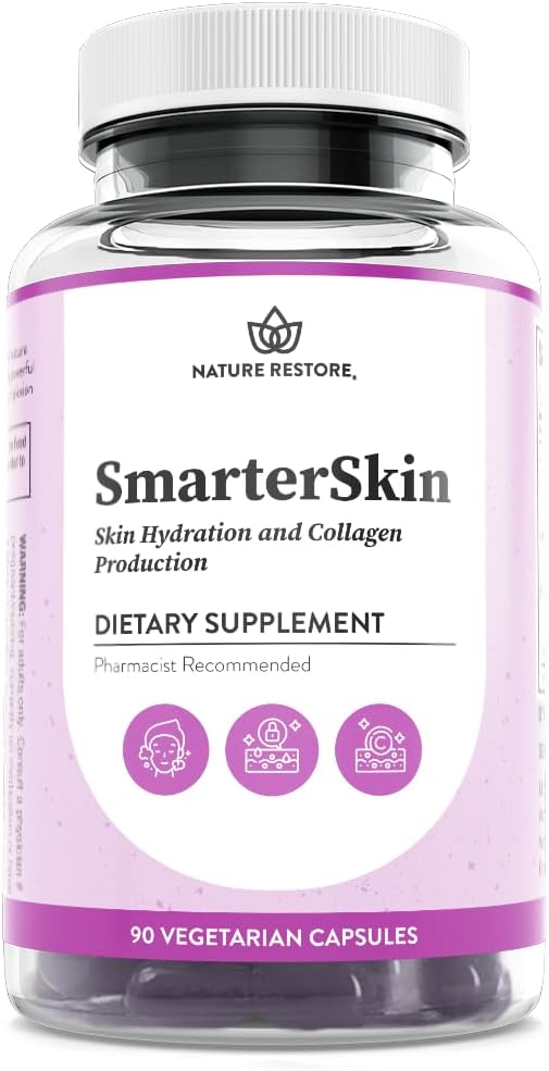 Smarter Skin, Nourishing Skin Health Within, Triple Combination Of Polypodium Leucotomos Extract, Floraglo, Verbasnol, 60 Vegan Capsules