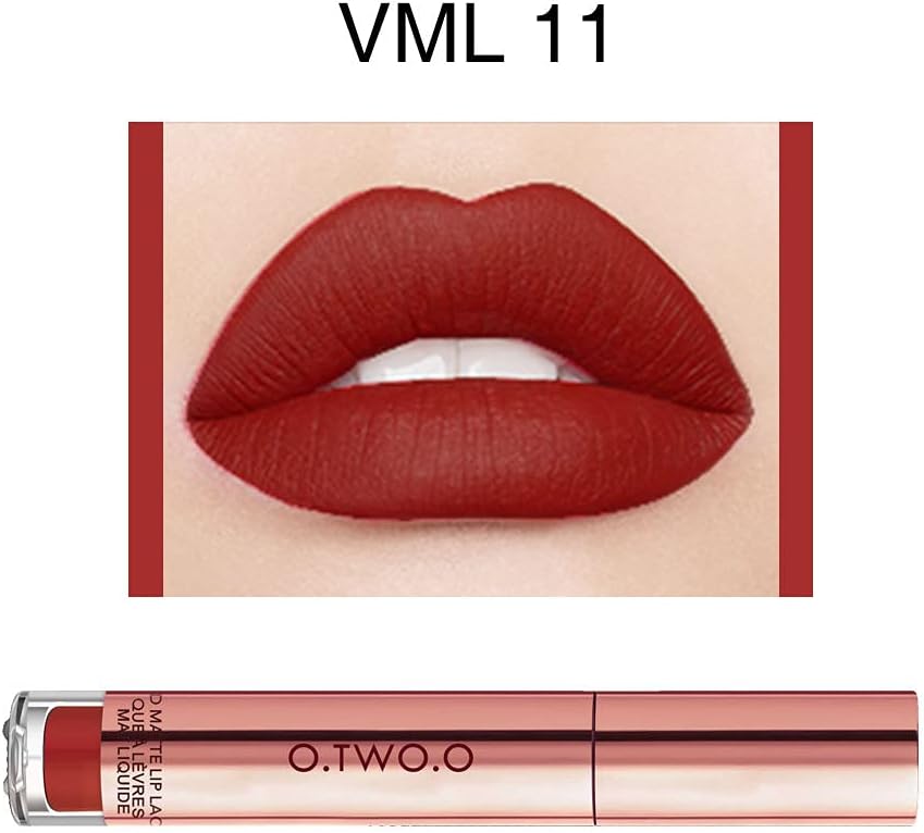O. Two. O Non Stick Cup Matte Lip Gloss Mist Lip Glaze Does Not Fade Liquid Lipstick (Vml07)