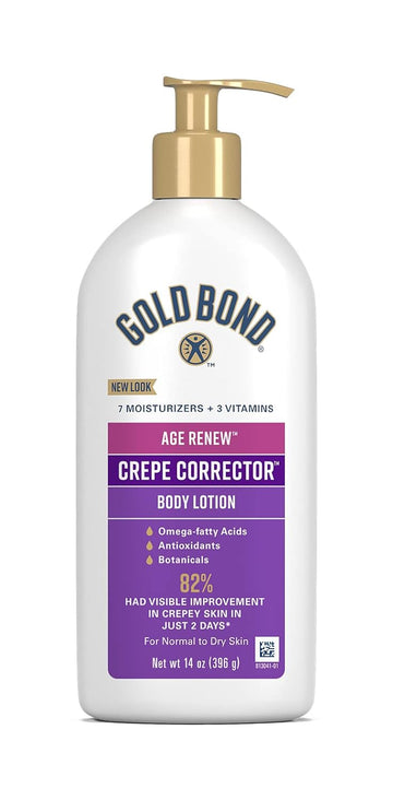 Gold Bond Age Renew Crepe Corrector Body Lotion, Replenishing & Smoothing Formula, 14 oz