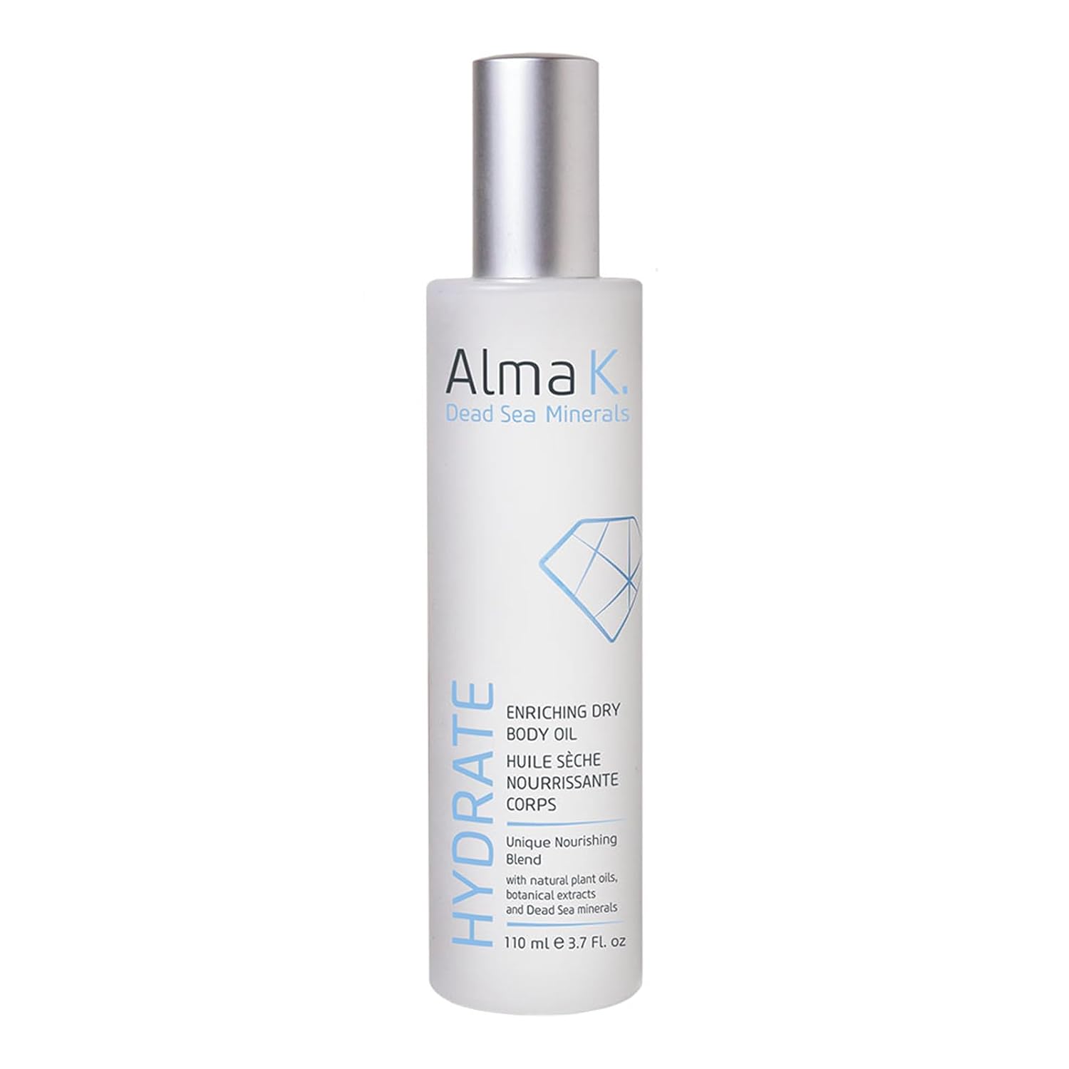 Alma K Enriching Dry Body Oil - Vitamin E Oil For Skin - Body Oil After Shower - With Avocado, Olive, Argan Oils - White Tea And Neroli Scent - 3.7 Oz