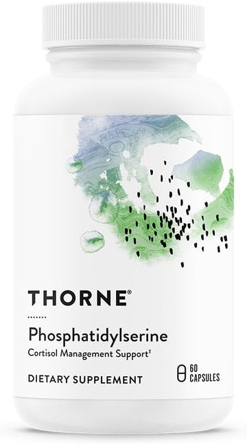 Thorne Phosphatidylserine (Formerly Iso-Phos) - Cortisol Management Support - Phosphatidylserine Isolate Supplement To Support Brain Function - 60 Capsules - 60 Servings