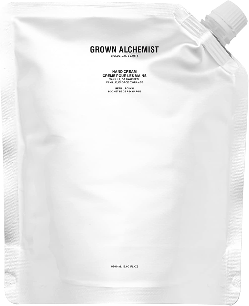 Grown Alchemist Luxury Hand Cream - Vanilla, Orange Peel - Natural, Vegan Moisturising Handcream Lotion For Dry And Cracked Hands, Soothing Hand Repair Cream Moisturiser - 500 Ml Refill
