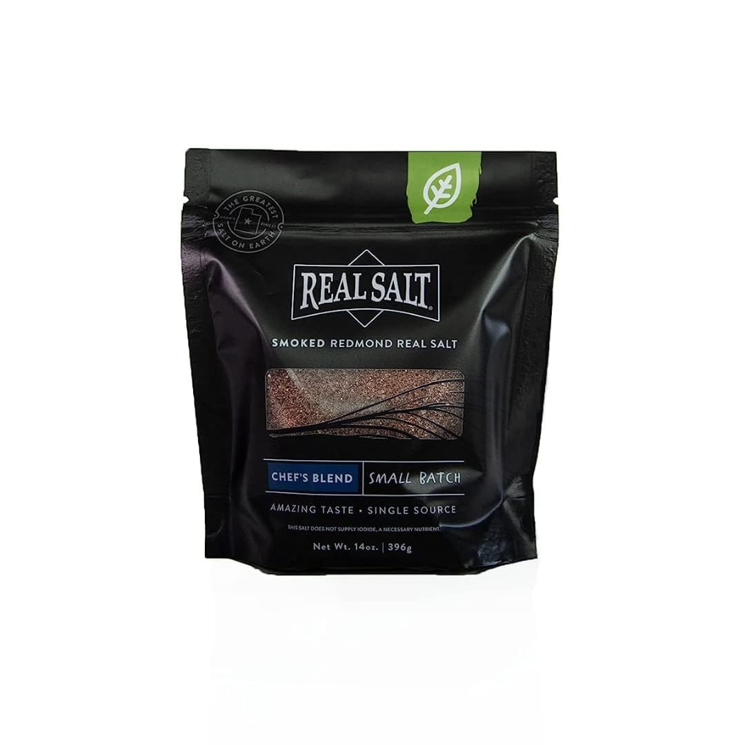 Redmond Real Salt Chef’S Blend Smoked Salt, 14 Oz Pouch