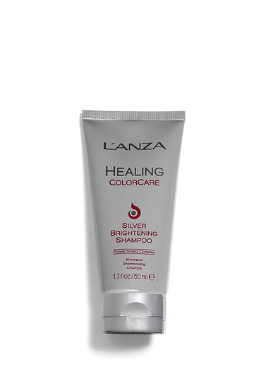 L’Anza Healing Colorcare Silver Brightening Shampoo, For Silver, Gray, White, Blonde & Highlighted Hair - Boosts Shine And Brightness While Healing, Controls Unwanted Warm Tones