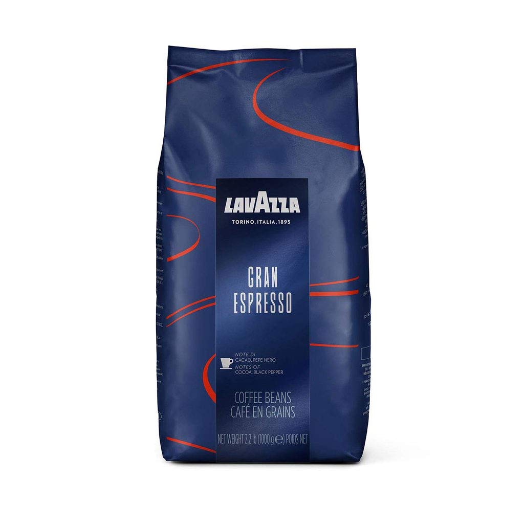 Lavazza Medium Roast Grand Espresso Whole Bean Coffee, 2.2-Lbs (Pack Of 2)