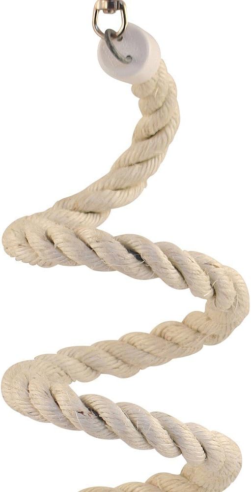 Parrot Boing - Sisal Spiral Bouncing Perch - Medium :Pet Supplies