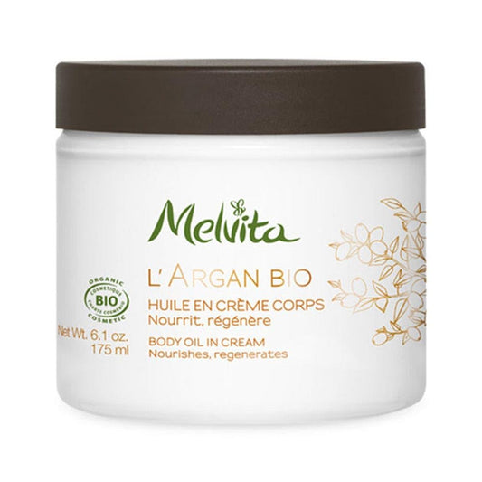 Melvita L'Argan Bio Huile En Crème Corps (175 Ml) : Beauty & Personal Care
