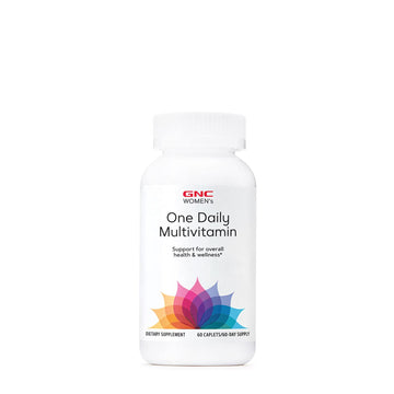 Gnc Women'S One Daily Multivitamin | Supports Immune And Brain Function Plus Hair, Skin And Nail Health | Antioxidant Blend With Collagen | Daily Supplement | 60 Caplets