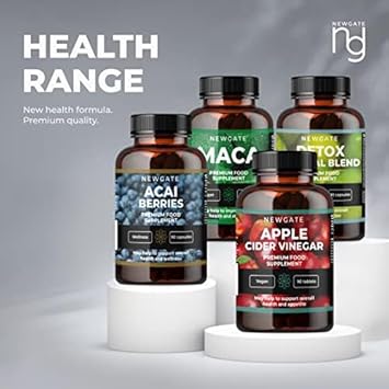Apple Cider Vinegar 90 Vegan Tablets 500Mg - Premium Nutritional Supplement - With Minerals & Probiotics - Made In The Uk - Halal, Gmp Certified