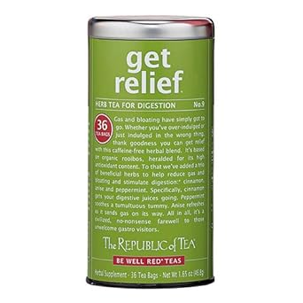 The Republic Of Tea, Get Relief Tea, 36-Count
