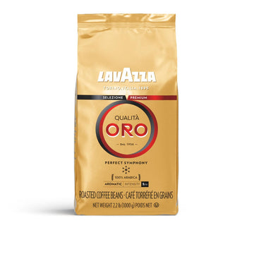 Lavazza QualitÃ Oro Whole Bean Blend, Medium Roast, 2.2 Pound (Pack of 1) ,100% Arabica, Central America & African highland origins, Fruity & Aromatic