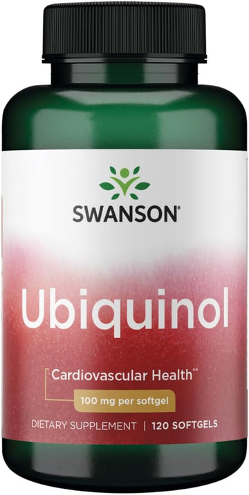Swanson Ubiquinol 100 Milligrams 120 Sgels