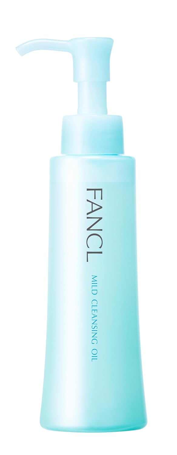 Fancl Mild Cleansing Oil, Japanese Facial Cleansing Oil, Makeup Remover, 100% Preservative Free, Clean Skincare For Sensitive Skin [Us Package]