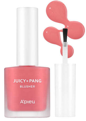 A'Pieu Juicy-Pang Water Blusher (Pk01 - I'M Strawberry) Korean Liquid Blush For Cheeks K Beauty Makeup