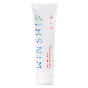 Kinship Self Reflect Probiotic Moisturizing Sunscreen SPF 32 | For Face & Body | Sheer Zinc Oxide Sunblock | Lightweight 100% Mineral SPF | For All Skin Types | Clean & Reef Safe | Vegan (3.5 Oz)