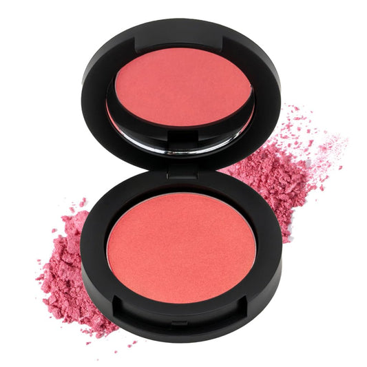Moodstruck Pressed Blusher | 0.15 Oz | Sisterly Pink Shimmer | Lightweight & Blendable Blush For Cheeks | With Antioxidant Ingredients | Radiant Finish