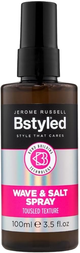 Jerome Russell Bstyled Split End Balm - Nourishing & Strengthening Conditioner Balm To Reduce Split Ends, Heat Protection Spray For Hair With Pomegranate & Turmeric, Vegan Hair Care, 50Ml