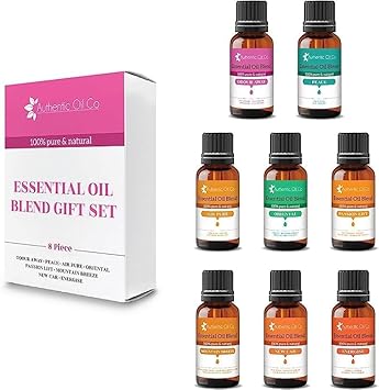 8 Piece 10ml Blend Oil Gift Set 1 Pure and Natural Oils Aromatherapy Diffuser, Cosmetics : Amazon.co.uk: Health & Personal Care