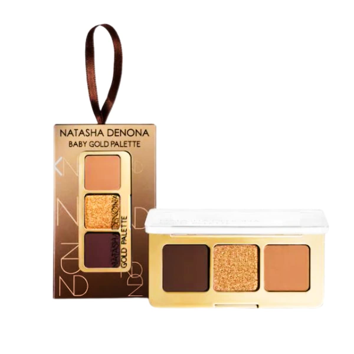 Natasha Denona Mini Baby Gold Ornament Eyeshadow Palette : Beauty & Personal Care