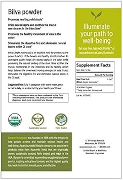Banyan Botanicals Bilva Powder - Certified Organic, 1/2 Pound - Aegle Marmelos - Supports Proper Function Of The Bowels And Promotes Healthy Stool Formation* : Health & Household