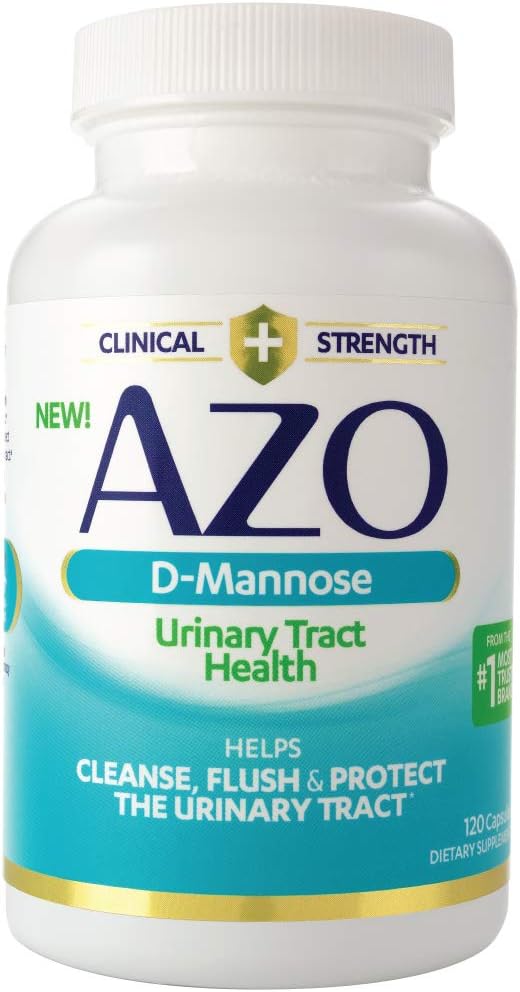 AZO Bladder Control with Go-Less Daily Supplement & D Mannose Urinary Tract Health, Cleanse, Flush & Protect The Urinary Tract : Health & Household