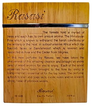 Rasasi Wow Woody For Men Edp - Eau De Parfum 55 Ml (2 Oz) | Fruity Scents | Stars Notes Of Grapefruit, Tangerine & Musk