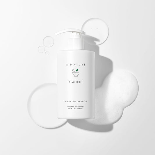 Blanche Cleanser 260Ml | All In One, Mild, Moisture, Hyaluronic Acid, Beta-Glucan | 8.79Fl Oz