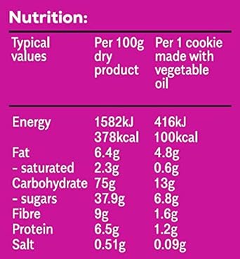 Superfood Bakery Spirit Lifters Chocolate Chip Cookie Mix: Gluten Free, Dairy Free, Vegan Friendly and Deliciously All-Natural Chocolate Cookie Baking Mix (245 g, Makes 12 Cookies) : Amazon.co.uk: Grocery