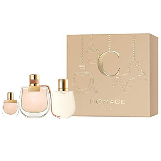 Chloe Nomade For Women 3 Pieces Hard Box Set (2.5 Eau De Parfum Spray + 3.4 Perfumed Body Lotion + 5 Ml Mini) : Beauty & Personal Care
