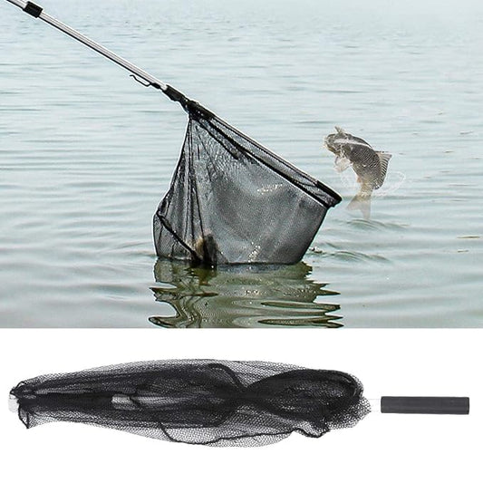 Fishing Net, Telescoping Folding Aluminum Alloy Durable Telescoping Fish Net with Telescopic Rod Handle for Camping for Fishing