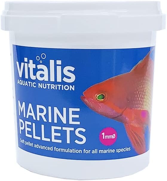 Vitalis Marine Pellets Xs (1Mm) 70G Fish Food