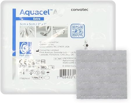 AQUACEL AG Extra 5x5 cm Compresses 10 Pieces