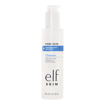 E.L.F. Skin Pure Skin Cleanser, Non-Foaming Gentle Daily Face Wash For Sensitive Skin, Removes Impurities Without Irritation, Vegan & Cruelty-Free