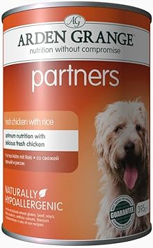 Arden Grange Partners Fresh Chicken, Rice and Vegetables Wet Dog Food, 6 x 395 g :Pet Supplies
